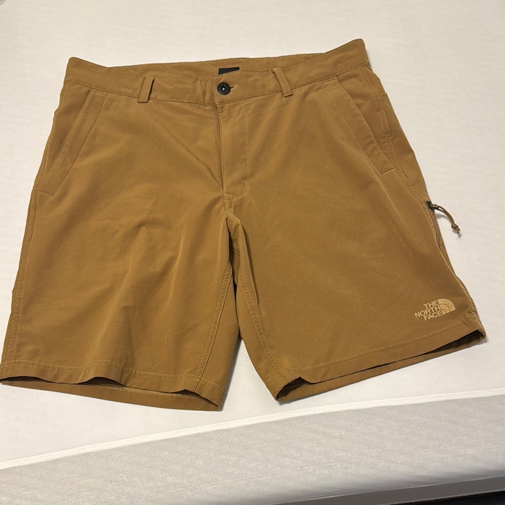 The North Face Men's Brown Flat Front Shorts
